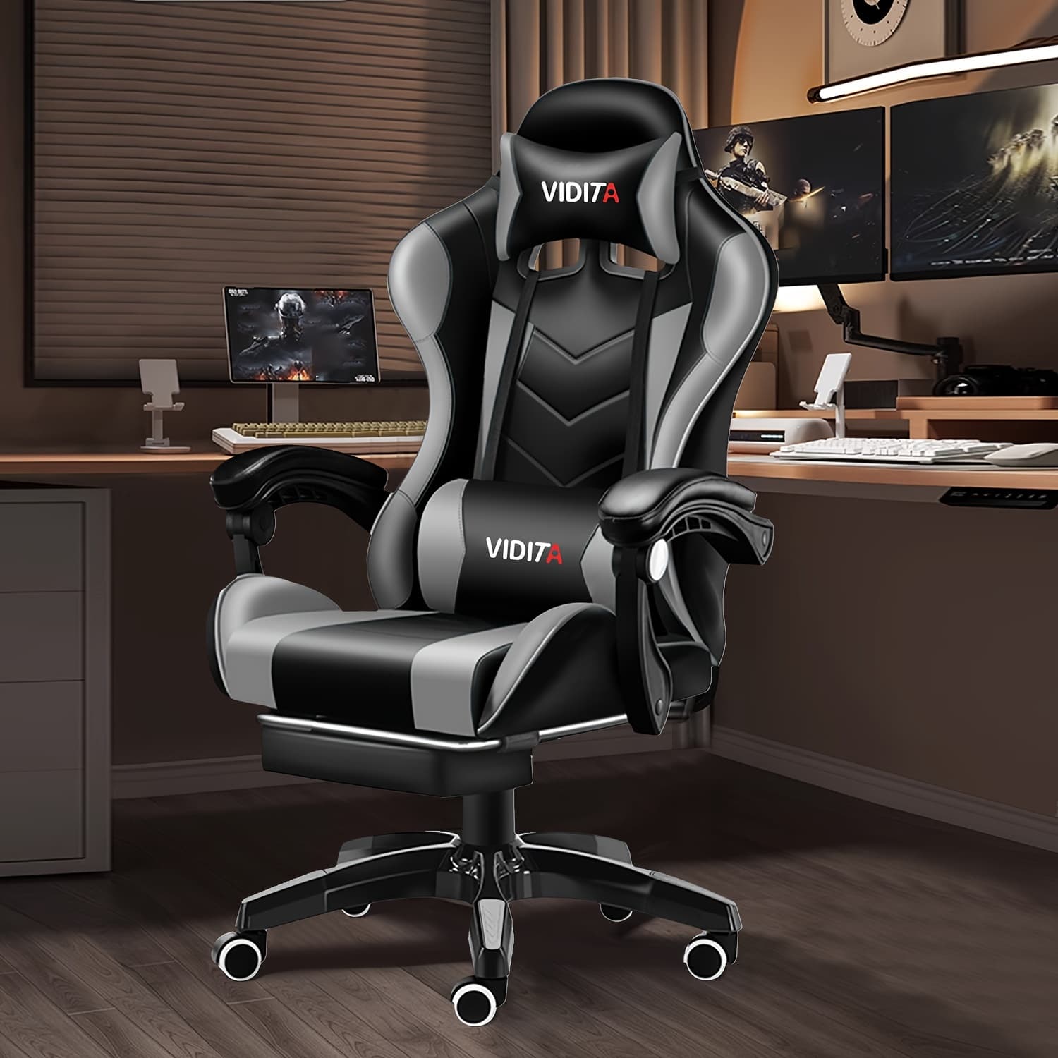 TEMU Gaming Chair, Adult Gamer Chair Ergonomic Computer Chair For Teens, Pc Office Chair With Lumbar Support