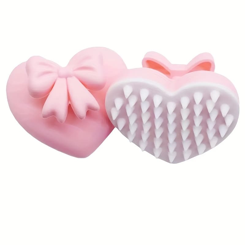 TEMU Silicone Head Skin Massager, Shampoo Brush, Hair Care Massager, Suitable For Hair Relaxation, Shower Or Bathroom Spa, Body And Cleaning