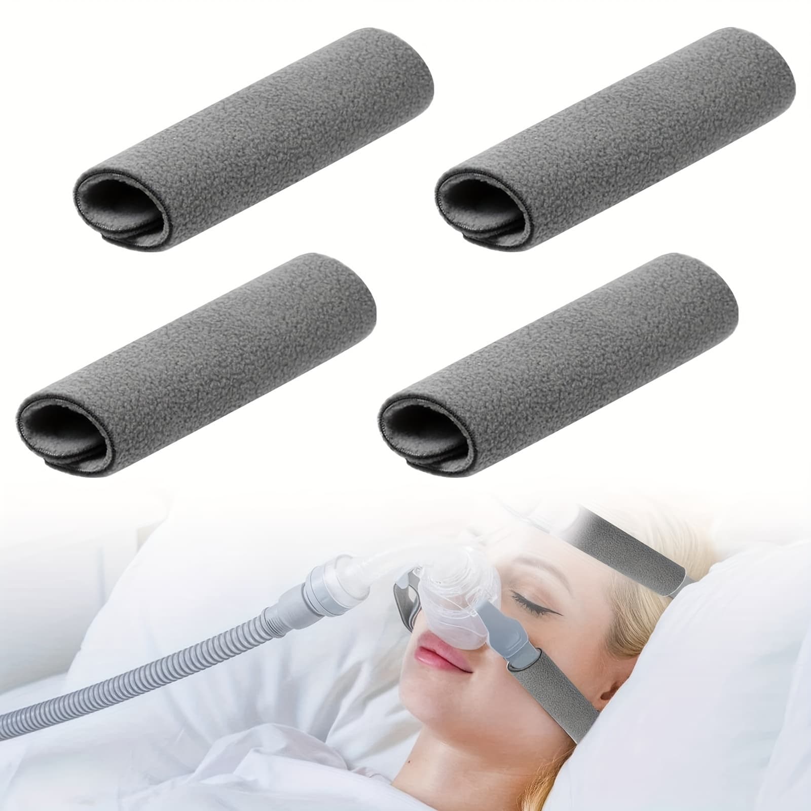 TEMU ' Cpap Strap Cushions - 4x Cpap Strap Covers For , Designed For F20 F30i And Other Models