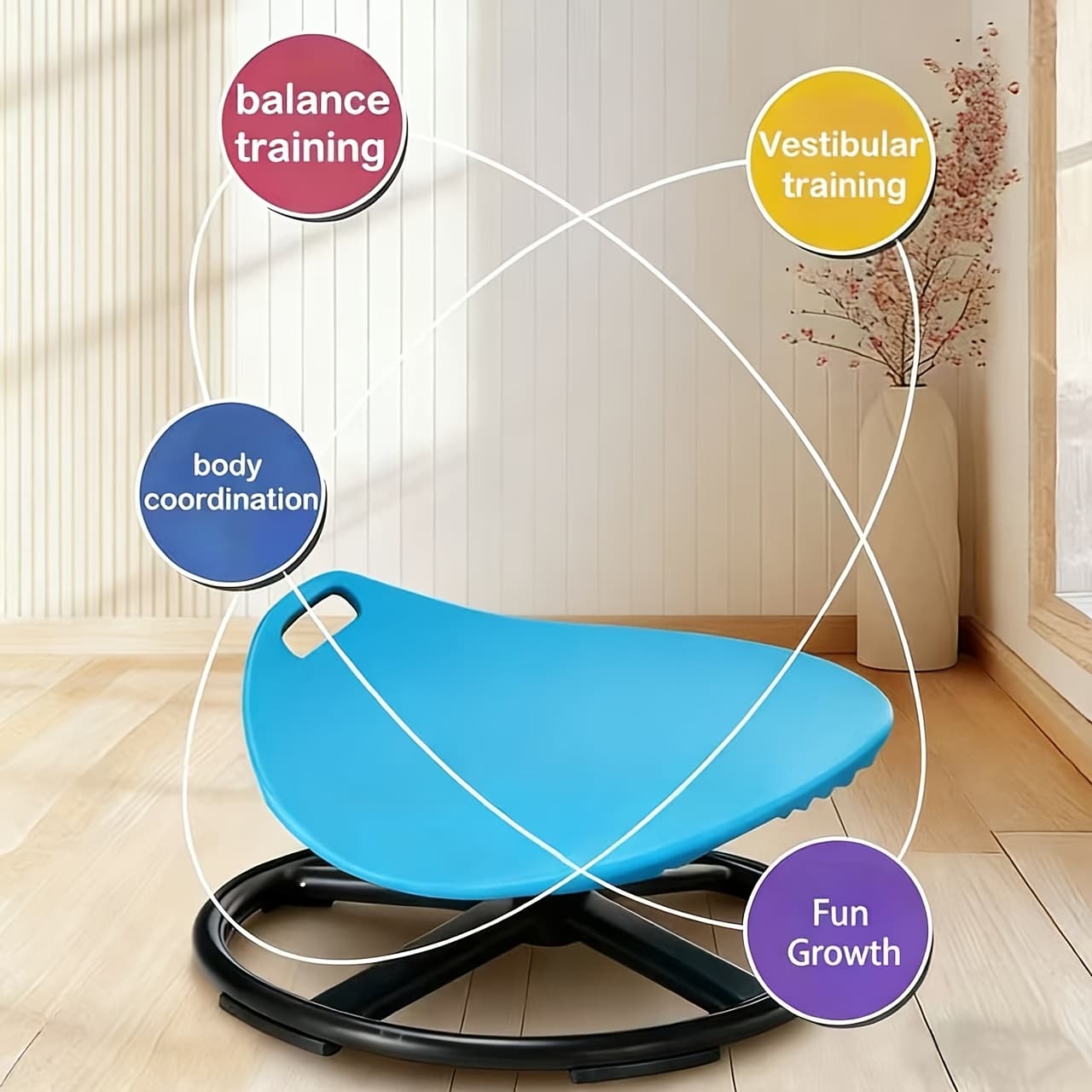 TEMU Autism Training 360 ° Rocking Chair/furniture, Designed To Enhance Balance, , And Focus, Is Suitable For Patients With And Sensory Disorders