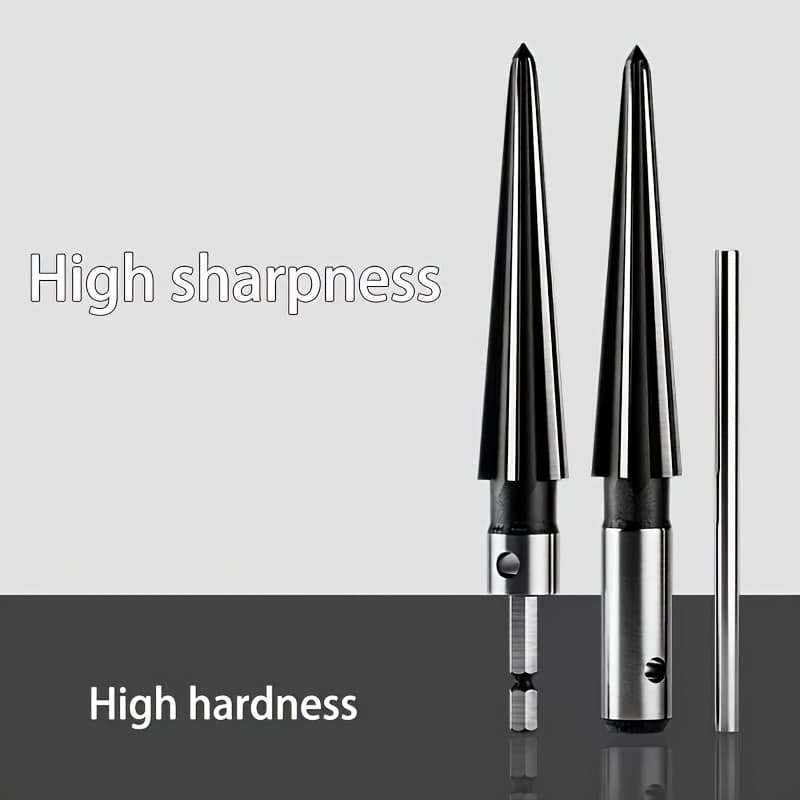 TEMU New Reamer, Drill Bit, Reamer Hand, Reamer Taper Reamer, Woodworking T-type Reamer, Hole Opener, Chamfering Reamer, And Cutting Tool