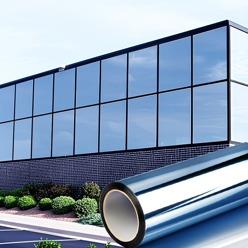 TEMU 20, 47x125, 98-inch Privacy And Heat-insulating - Electrostatic Adhesive, Surface, Heat Insulation And Reduced Reflection, Suitable For Office Windows, Kitchen , Bedrooms.give A Surprise Gift