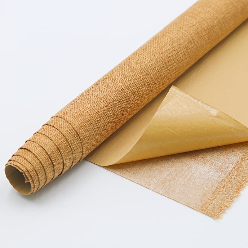 TEMU Self-adhesive Linen Roll - 19.68x58.26 Inches, Diy And Decoration Coarse Linen.