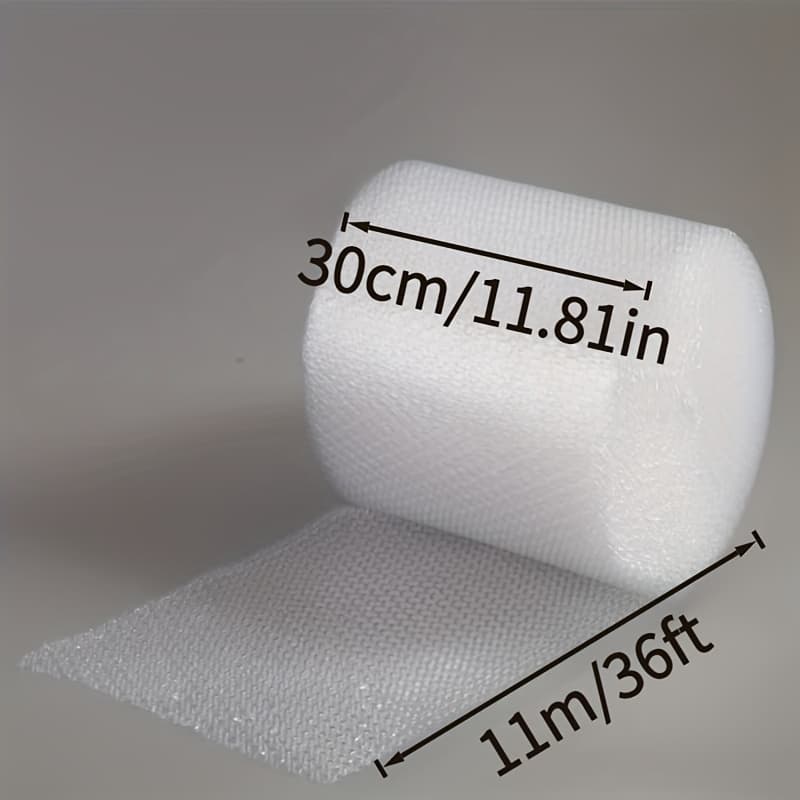 TEMU /40cm Double-layer Thickened Bubble Film, 7m/11m Long. Ideal For Protecting Fragile Glassware, Gifts, Packing Boxes Against Shocks, And Safe Transportation