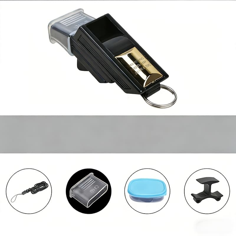 TEMU High-quality Professional Referee Whistle For Football, Suitable For In Basketball, Volleyball, And Outdoor Sports, Non-toxic