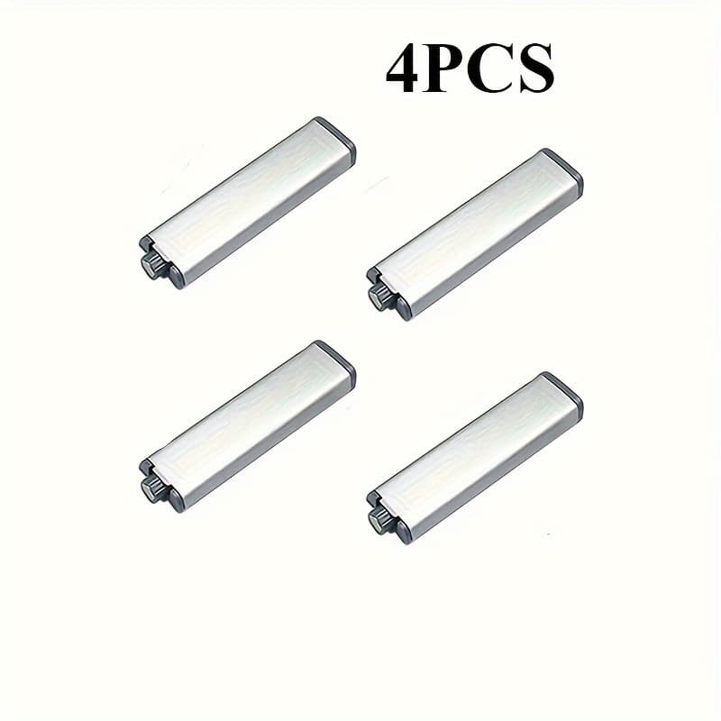 TEMU 4pcs Premium Cabinet Magnetic Push Latch - Knob With And Soft Close For Kitchen Drawers And Cabinets - And