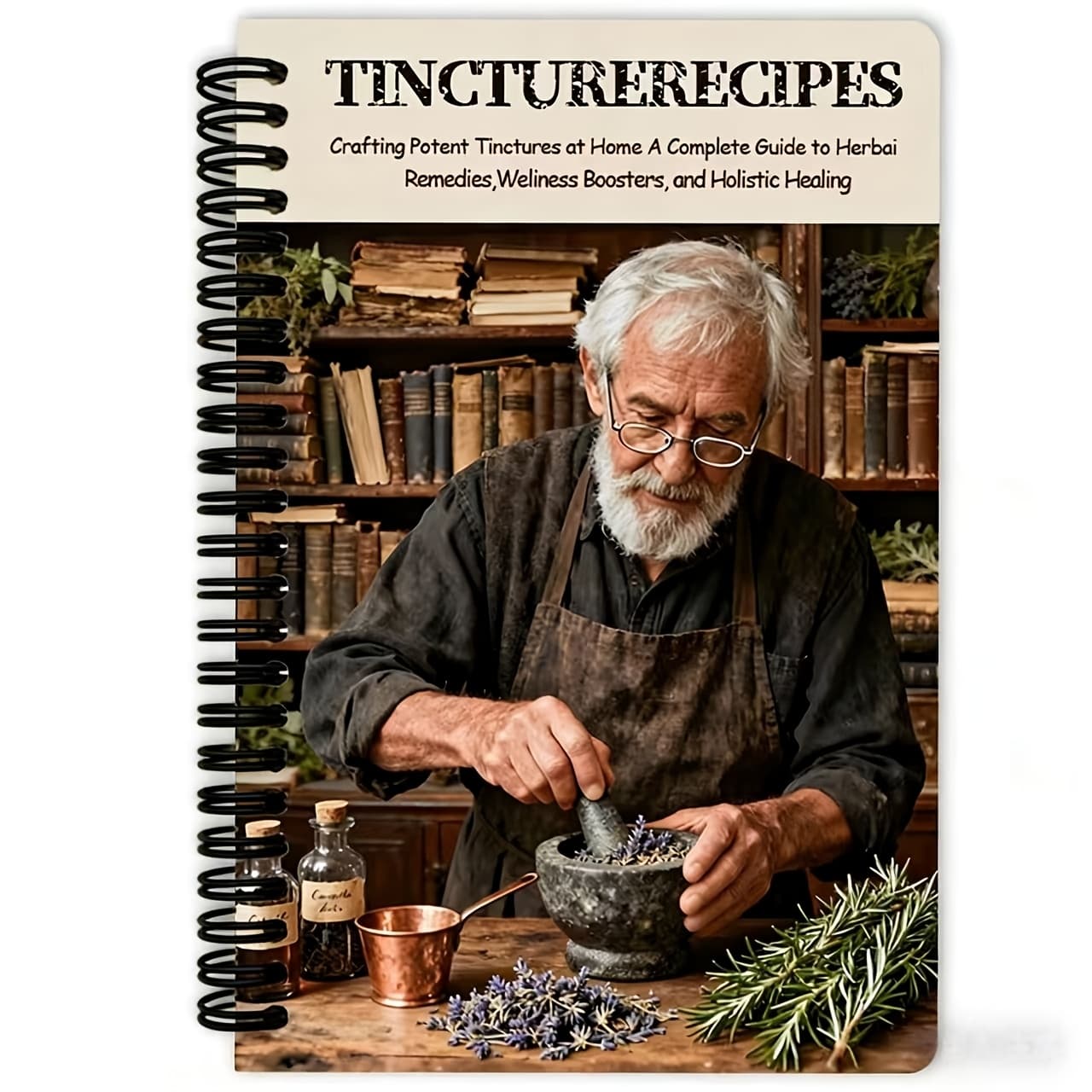 TEMU Herbal Manual, Herbal Guide With Botanical Medicinal Charts, 5.5"x8.3" & , For And Herbalists - Lavender, Chamomile, Calendula Formulas
