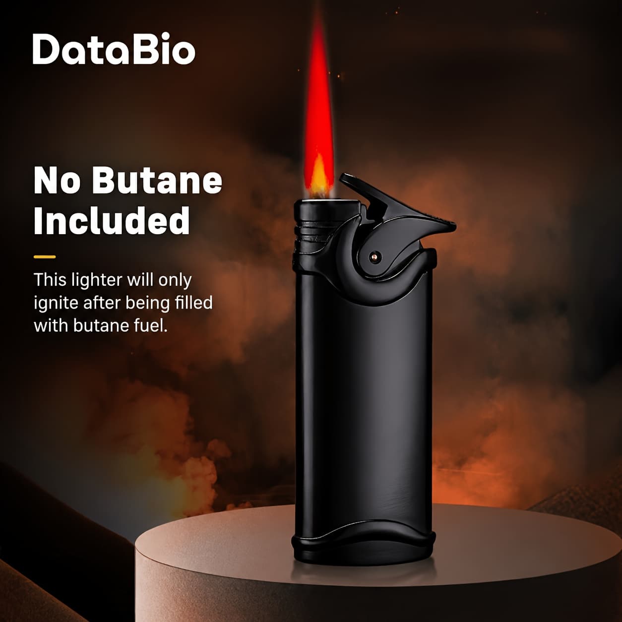 TEMU (no Butane)mini Torch Butane Lighter, Windproof Lighter, Portable Metal , Gas Lighter With Adjustable Flame For Outdoor, Fireplace, Candles, Boys And Girls Gift, Valentine's Day Gift