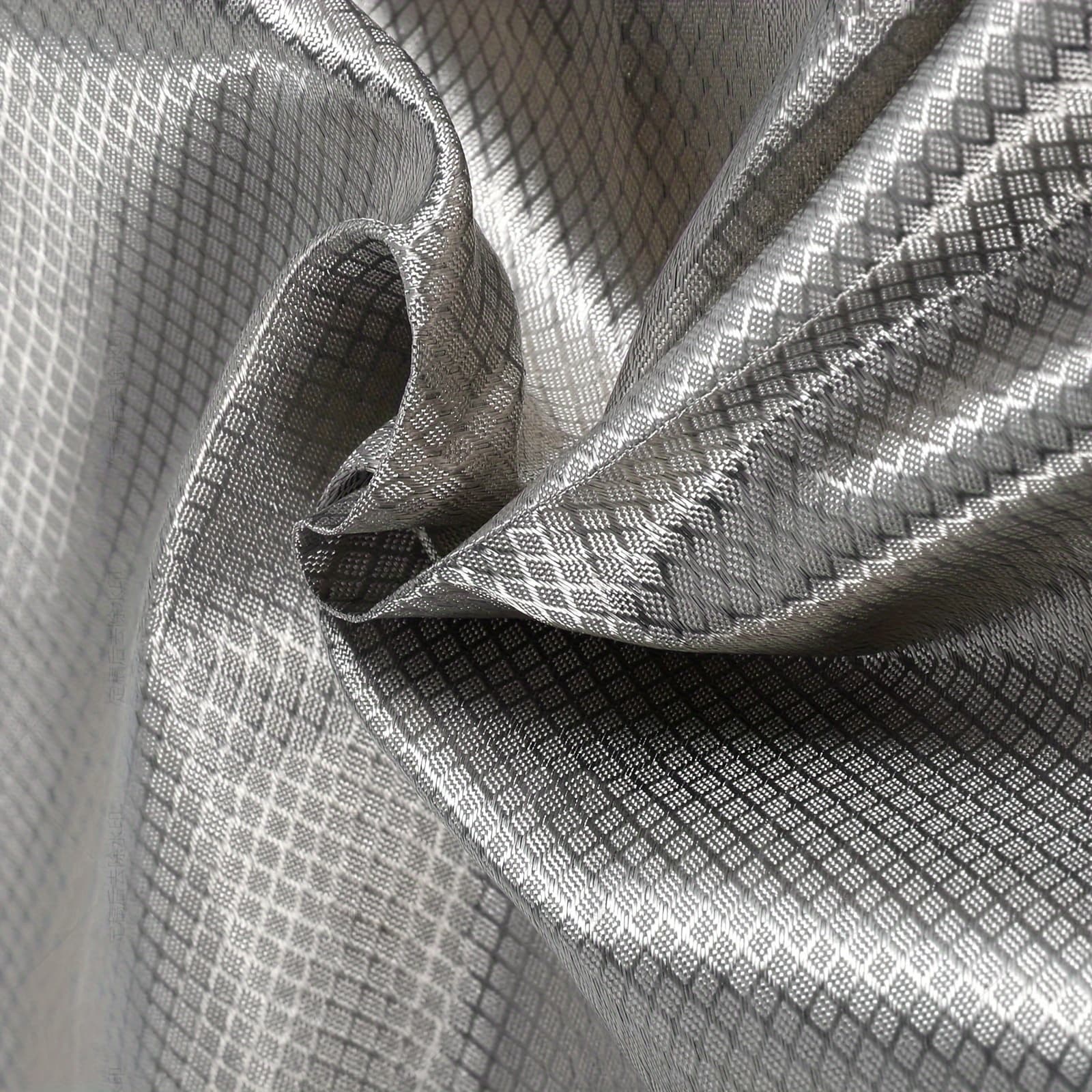 TEMU Faraday Fabric Shielding Radiation Protection Nickel Copper Fabric, 39.4 .3 Inch(100cm*110cm)