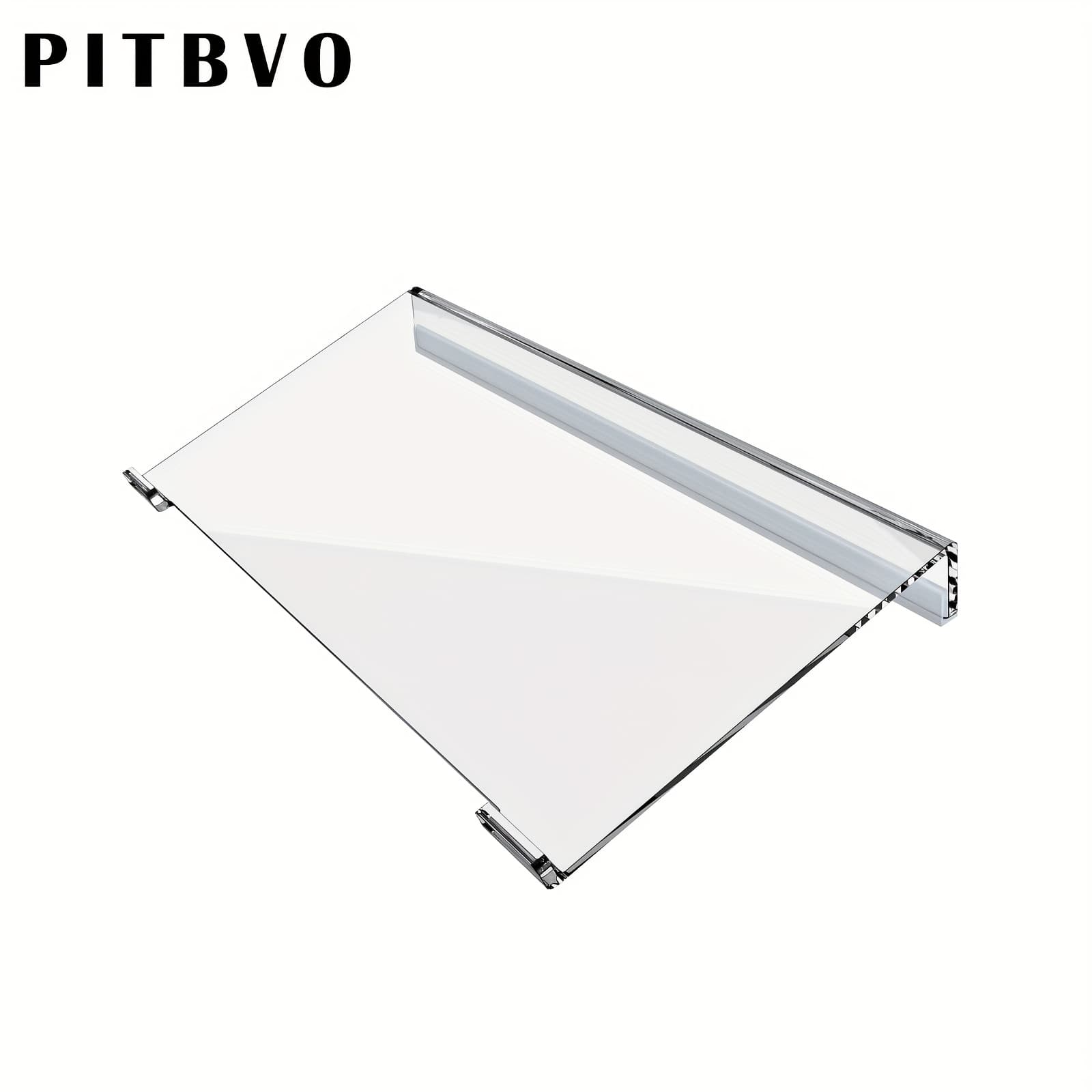 TEMU 1pc Acrylic Keyboard Stand - Compact Desktop Lifter For Keyboard And Mini Pc, Space-saving Design For Modern . Keyboard Wrist Rest | Keyboard Stand | Keyboard Tray
