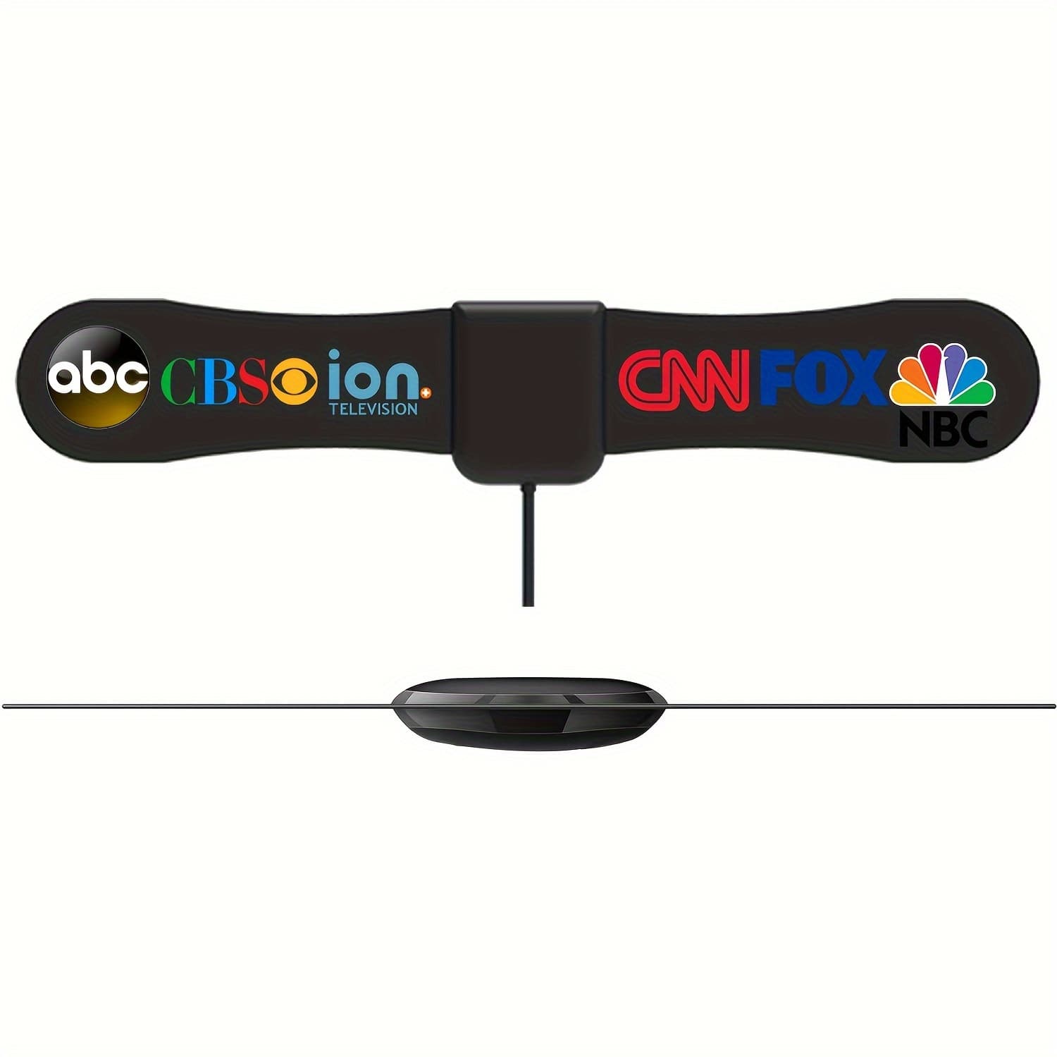 TEMU 2025 Antenna, Long Range Indoor Antenna For Smart Tv And All Older Tv's, Digital Tv Antenna With Coaxial Cable