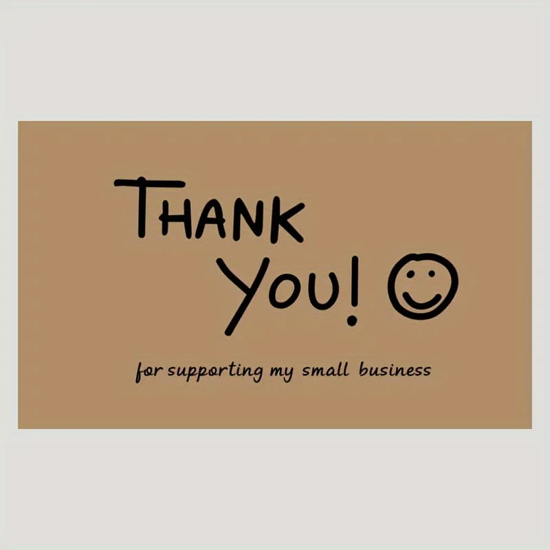 TEMU 50 Thank You Cards, Bulk Thank You Cards, 3.54 X 2 Inch Thank You Card Set, Suitable For Funerals, Weddings, Bridal Gifts, Business , Teachers, Colleagues, And Employees