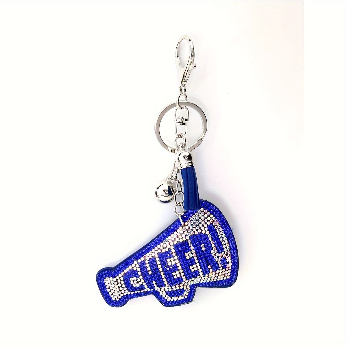 TEMU A Unisex Keychain Featuring Letters And A Tassel Design, Perfect For And Supporting, Ideal As A Creative Gift For , Family, Or Couples