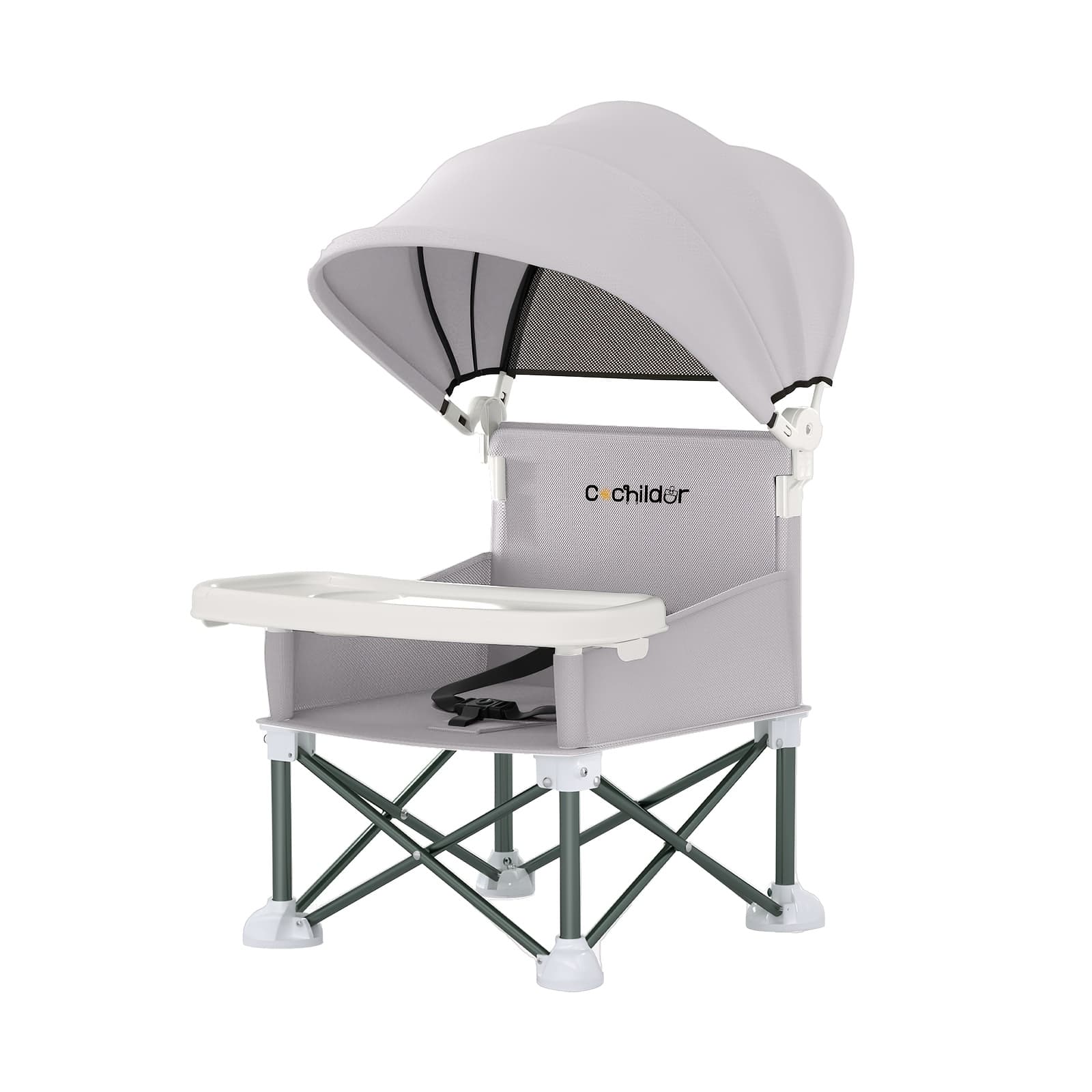 TEMU Cochildor Portable Booster Seat & High Chair With Detachable Feeding Tray - Lightweight Sturdy Frame, Ergonomic Kids Chair Suitable For Indoor/outdoor, Travel, Camping,, Dining Chair, Assembly ()
