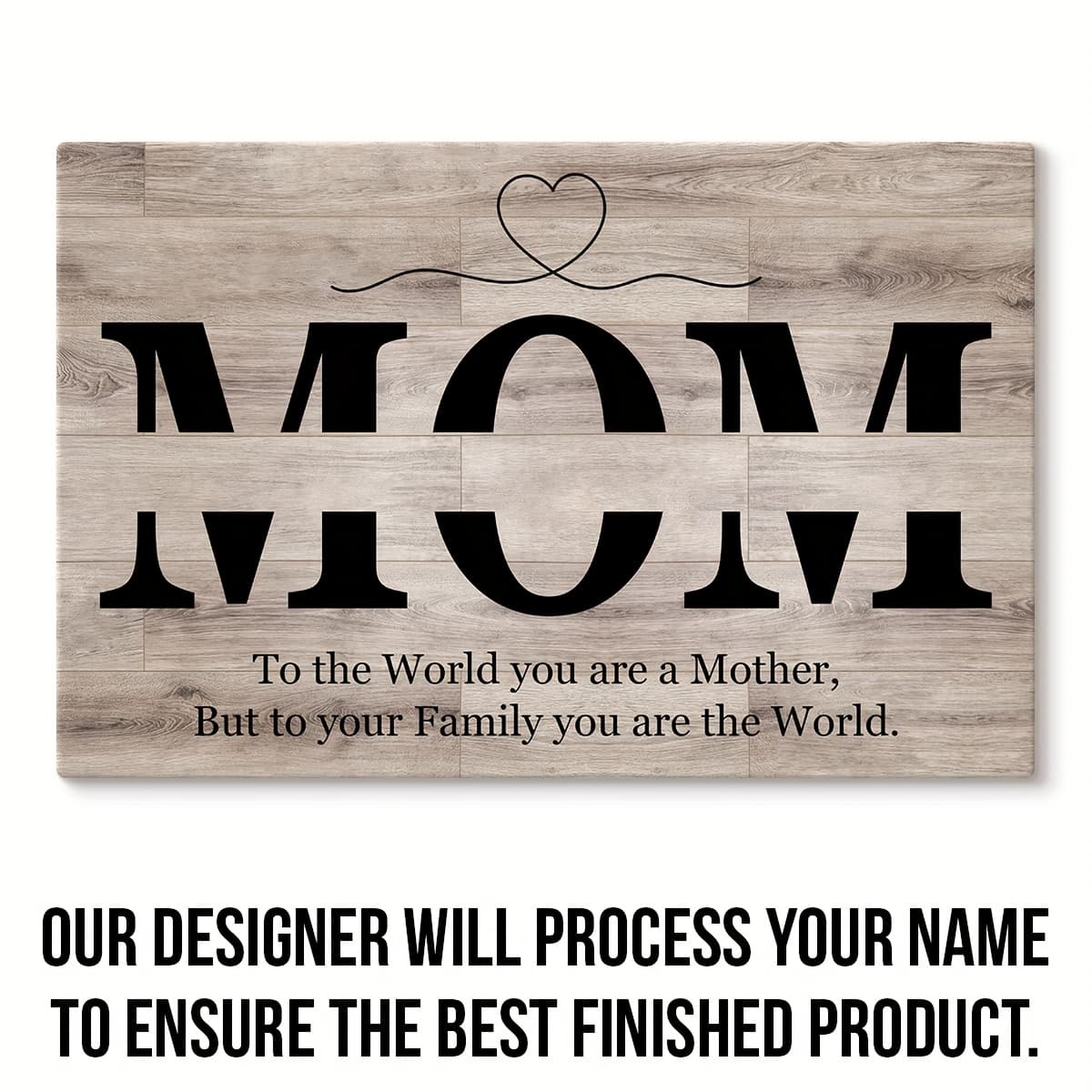 TEMU 2d Flat, 2d Flat Personalized Canvas-ideal Gift, Boy , Mom Signature, Family Gift, Gift, Wall Art Decoration, 2d Flat