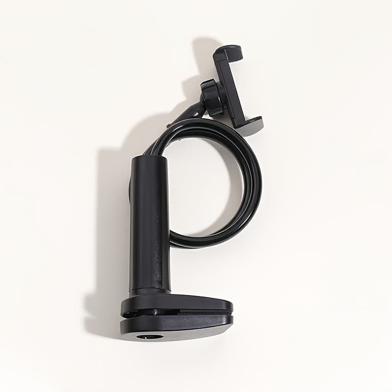 TEMU 1pc Flexible Clip-on Phone Holder, Long-arm Lazy Stand With 360° Rotation For Bedside Use – & Stable Grip