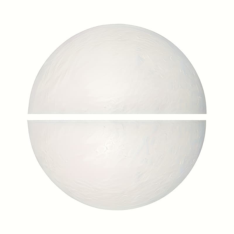 TEMU Each Package Contains 2 Large 6-inch White Polystyrene Foam Hemispheres - Smooth Solid Circular Handcrafted Balls, Suitable For Projects, Homes And Schools