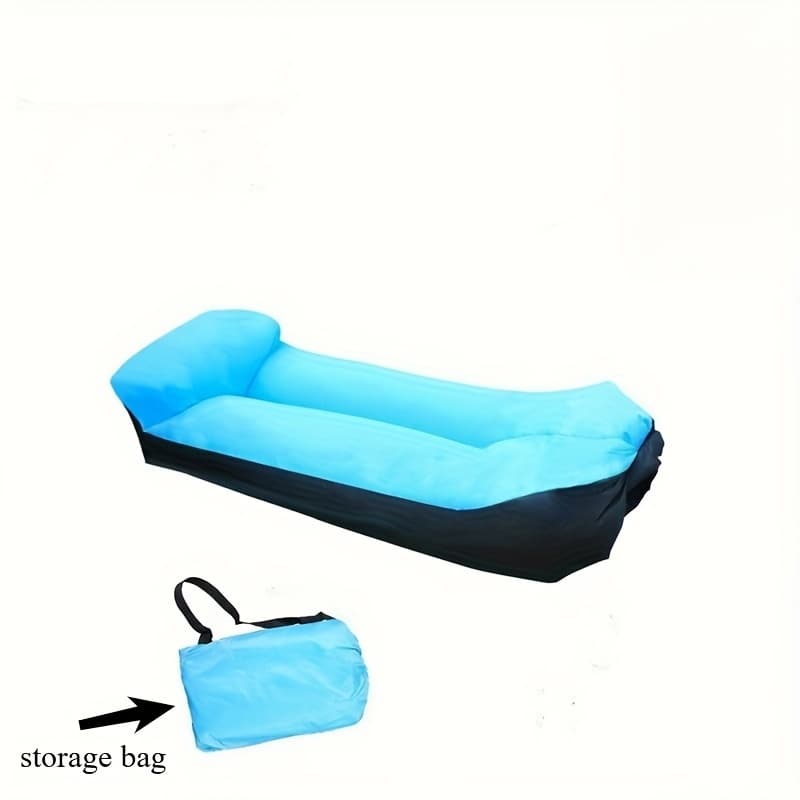 TEMU Portable Inflatable Sofa And Chair Combination - Heavy-duty Single Outdoor Bed-like Recliner, Quick Inflation/deflation, Light And Compact, Suitable For Camping, Beach, Backyard - Design ()