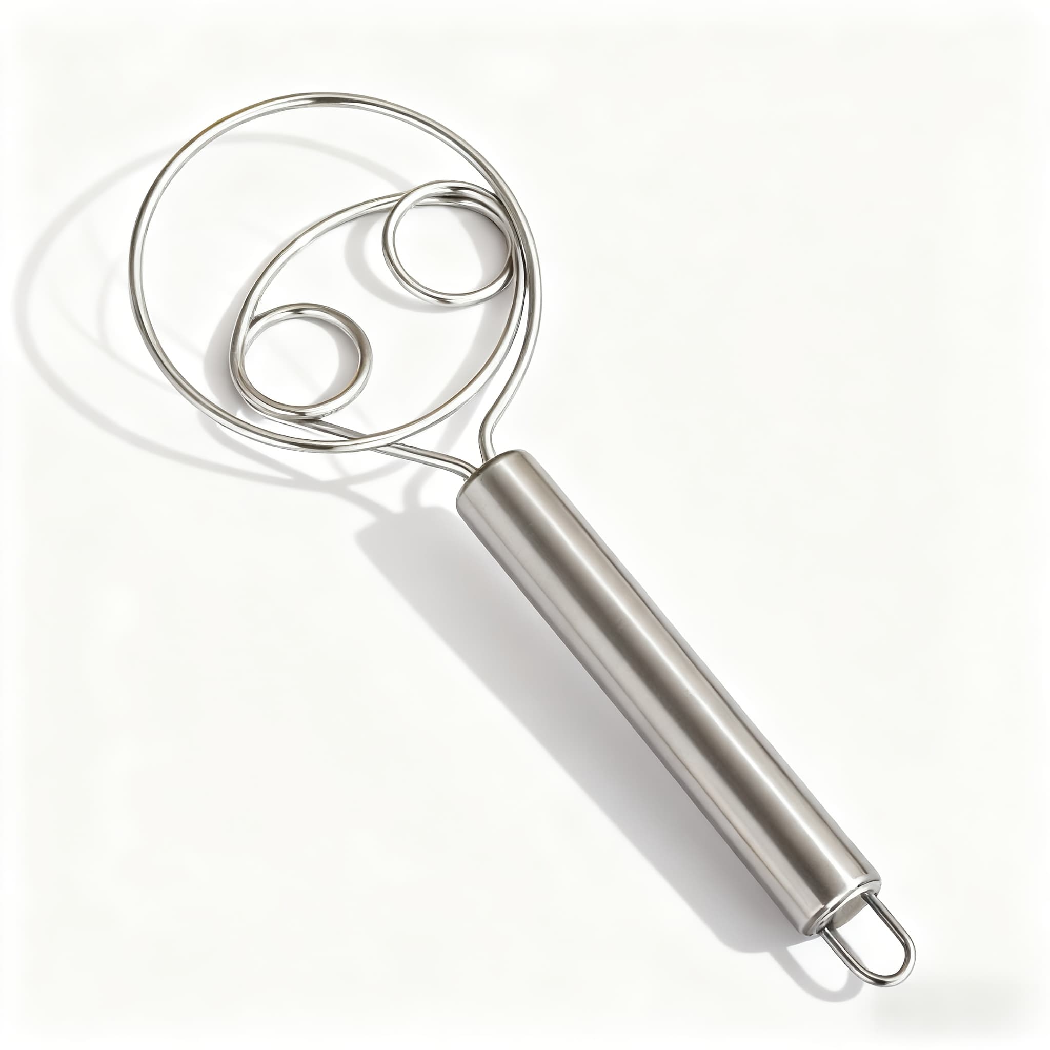TEMU Manual Dough Kneading Mixer. A Multi-functional Stainless Steel Tool For , Beating Eggs, And Mixing. Ideal For Making , , Etc. A Great Kitchen Tool And Gift