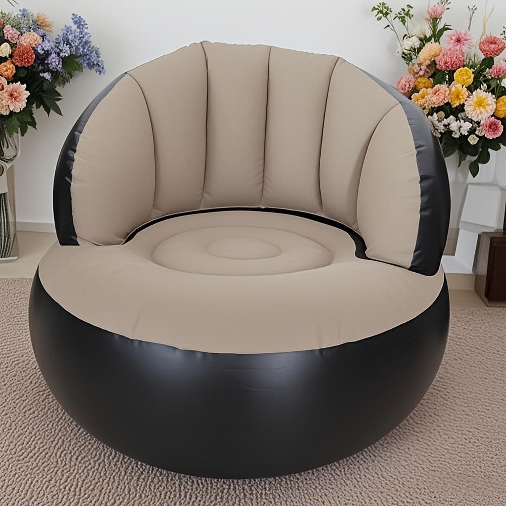 TEMU Foldable Inflatable Single-person Sofa, Space-saving Master, And Effortless, Ideal Companion For Home And Outdoors, For Gifts!