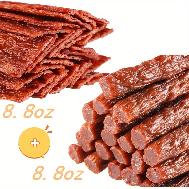 TEMU Dried Beef Tendons, Dog Supplies, Dog Snacks, , Meat Strips, Dog Training Chew Stick Snacks - Net Weight 500 Grams