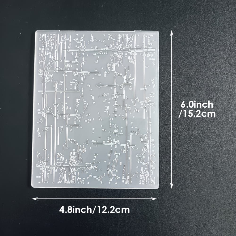 TEMU Zhuoang 2d/3d Embossed Dot Card Template - Diy Scrapbooking & Crafting Plastic Folder For Birthday, Wedding Cards & , Card Making, Embossing Machine, Album Stamps, Zhuoang