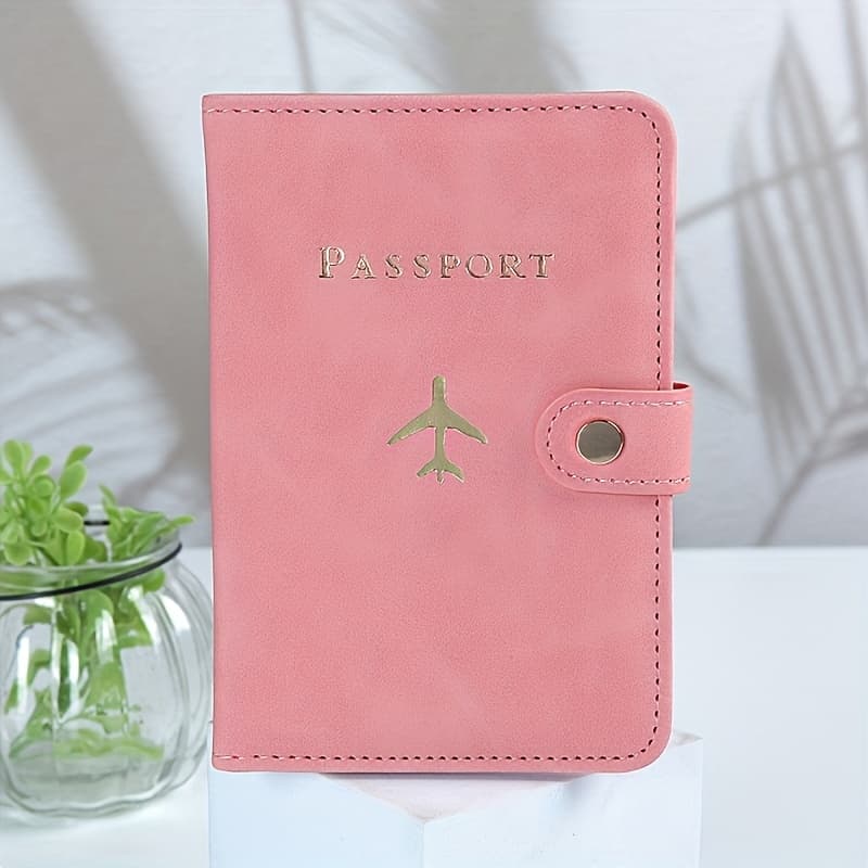TEMU Passport Protector Case - Holds Multiple Cards, Ids, And Documents , Convenient And Organized, Durable And Water-resistant Design For Travelers