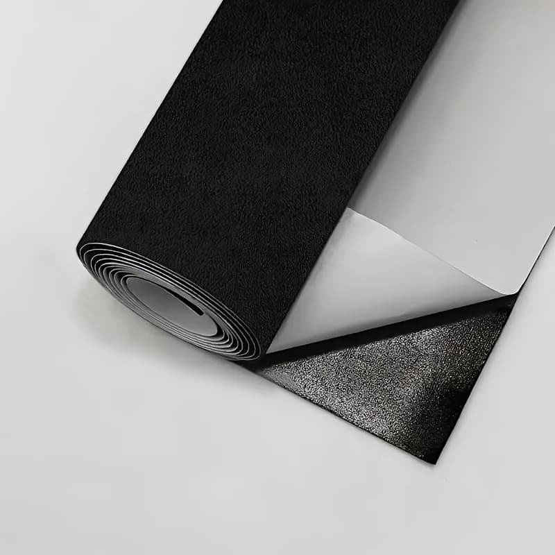 TEMU Self-adhesive Swan Flannel Car Interior Trim, -59.05 Inches, Peel And Paste Ab Panel Workbench Backing, Large Horn Leather Fabric Patch For Car And Car Modifications