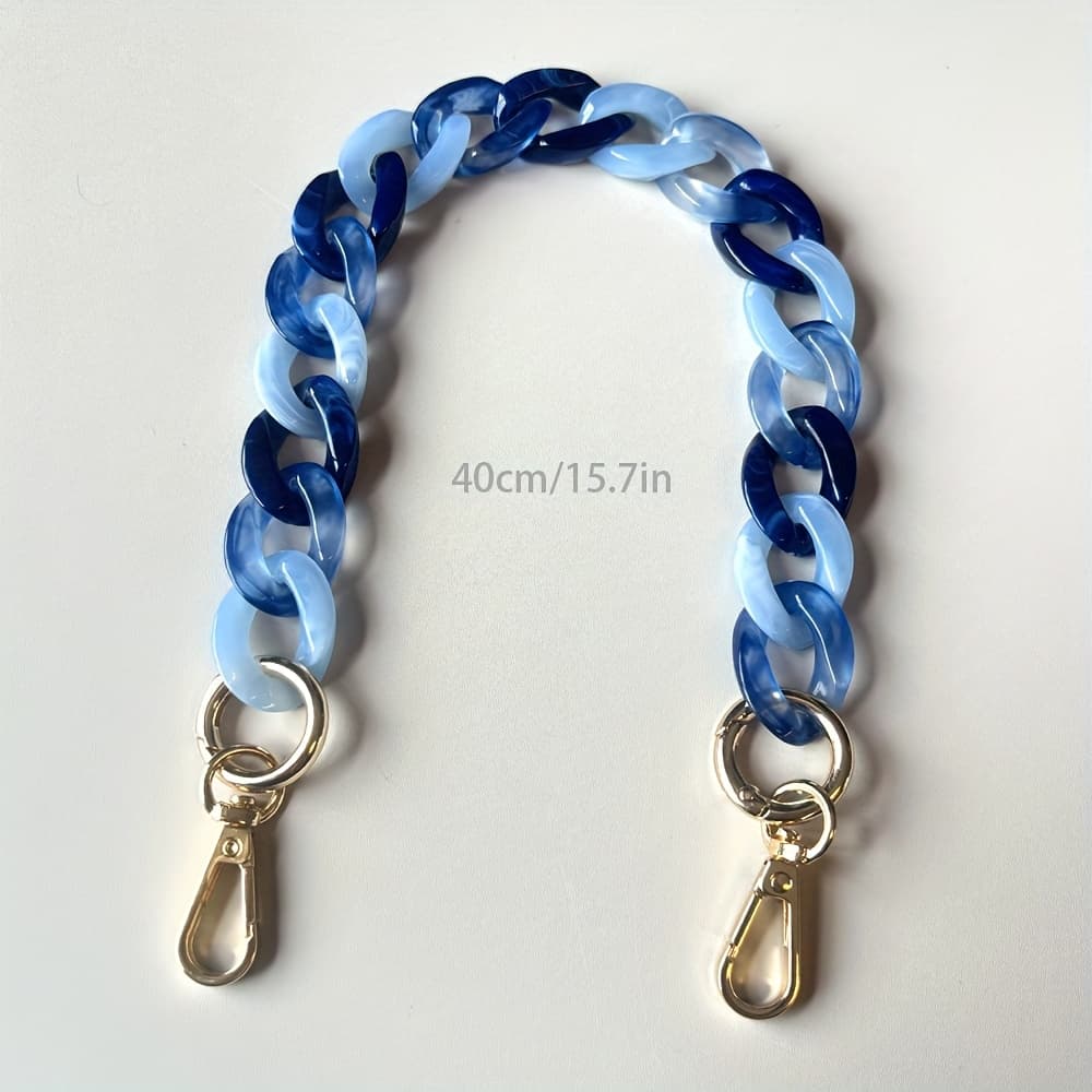 TEMU New Acrylic Bag Chain Phone Case Decorative Wrist Strap Anti-loss Lanyard Handheld Short Chain Replacement Tote Bag Chain 40cm/15.7in