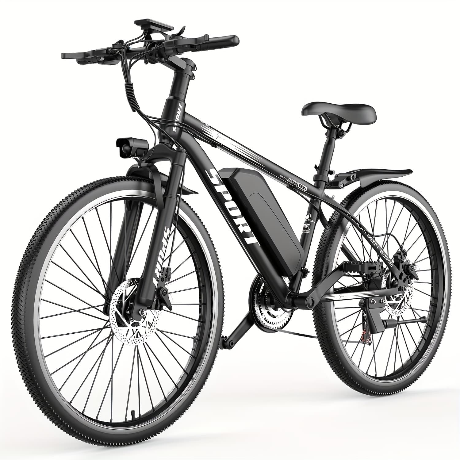 TEMU 700w Electric Bicycle, Adult 26-inch, 48v 10ah Electric Mountain Bike, 25mph&35-45mile Mountain Bike, Off-road, Professional 7-speed