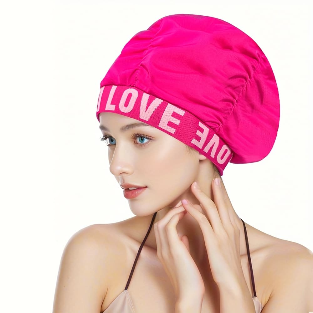 TEMU Trendy Jacquard Large Swim , Long Hair Swim . Perfect For Women, Large Swim For Women