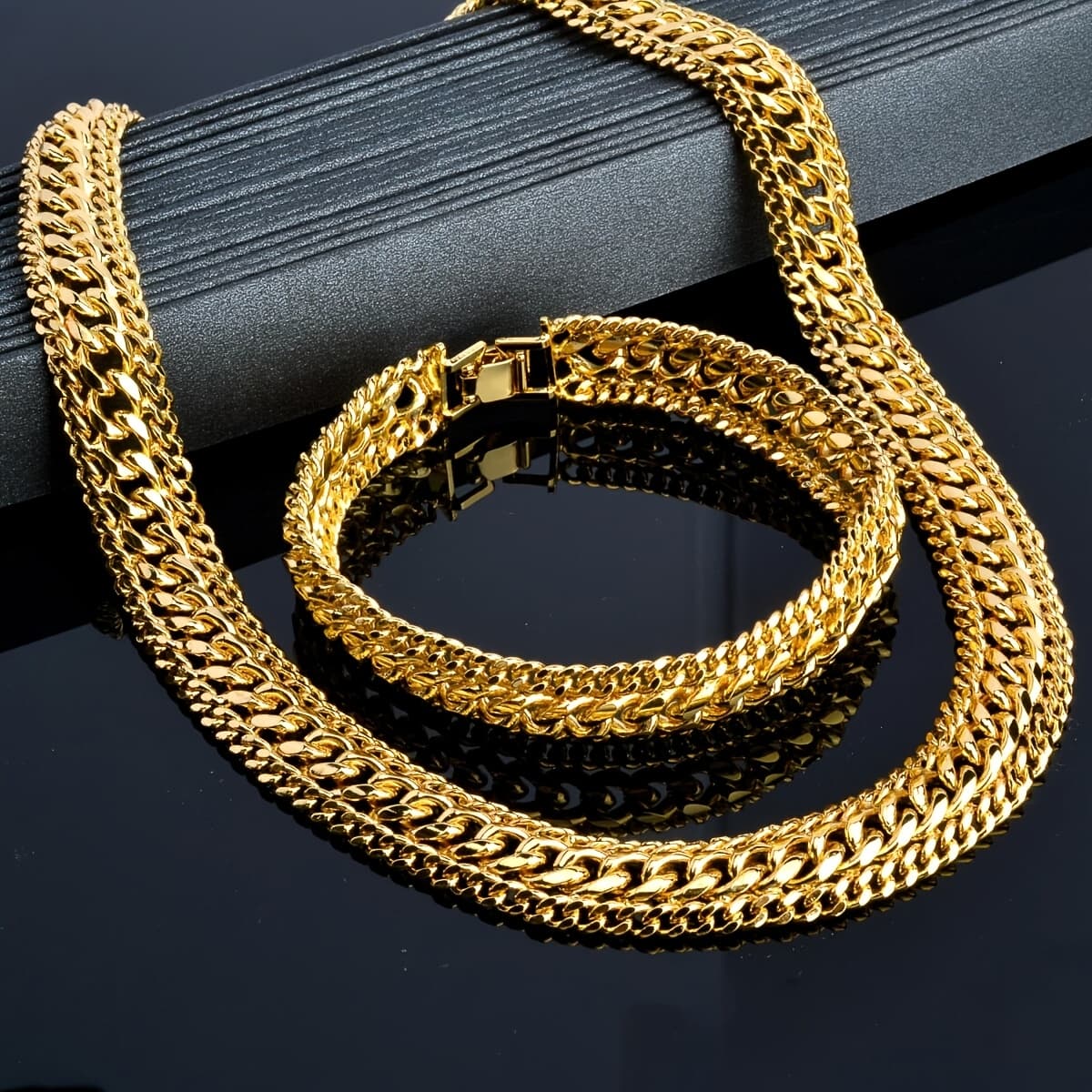TEMU Middle Eastern Women's Jewelry Set, European And Necklace, Holiday Celebration Accessory Gift