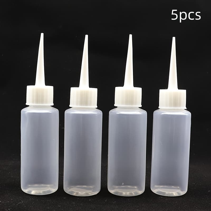 TEMU 2/5/7/11pcs 1.69 Oz Squeezable Plastic Bottles Paint Bottles Squeeze Bottles Ideal For Liquid Dispensing