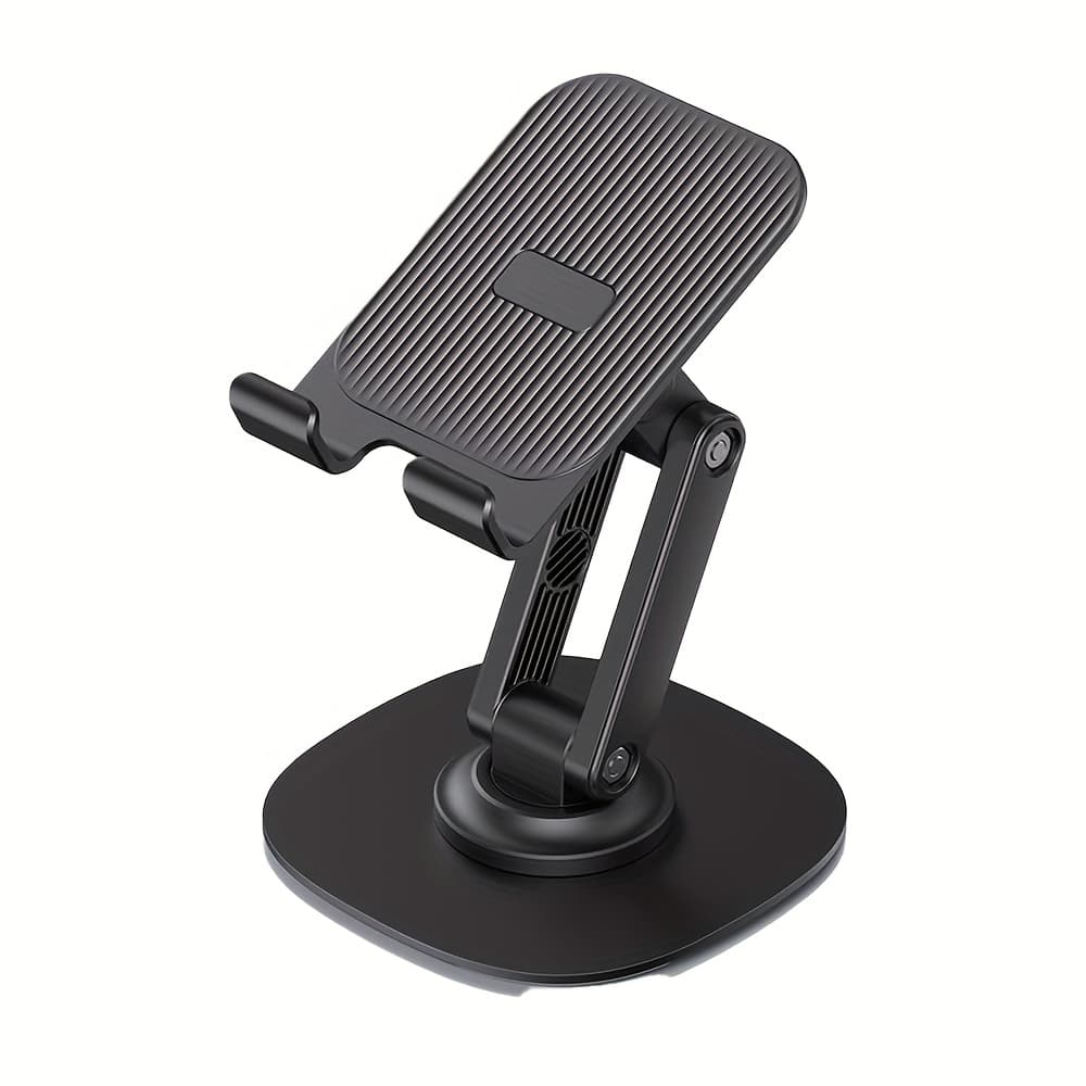 TEMU Cell Phone Stand For Desk, Adjustable Foldable Phone Holder, 360 Swivel Mobile Stand Fit For Iphone 17 16 15 14 13 Pro Max And All Smart Phones