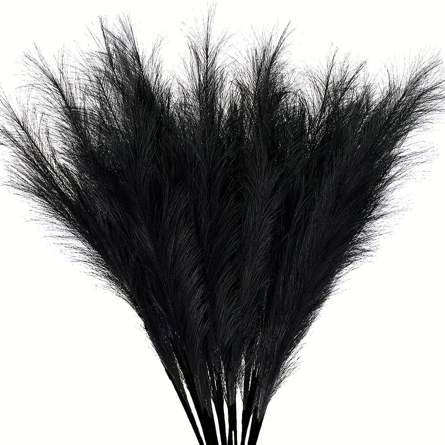 TEMU 14/27pcs Pampas Grass, Tall Artificial Grass, Large Fake Pompas Branches Plants Floor Vase Filler For Flower Arrangement Home Kitchen Boho Decor