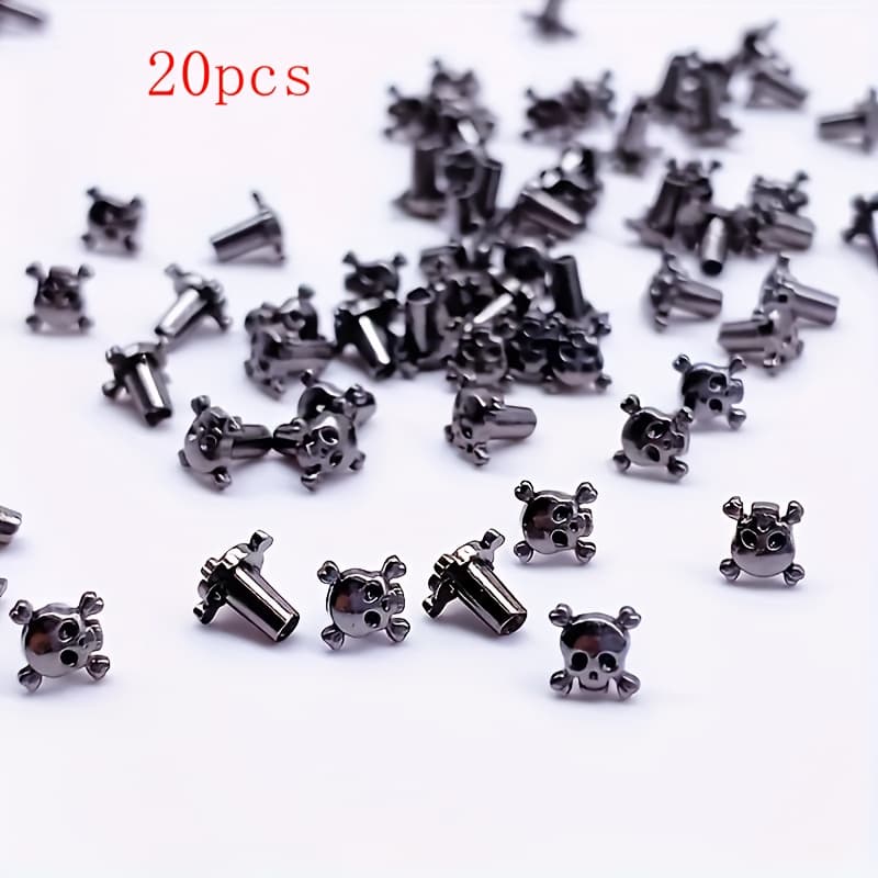 TEMU 20pcs Mini Rivets, 0.5cm/0.2in, Metal, - Great For Doll Clothes Sewing Projects And Mini Craft Supplies, Craft Supplies | Designs | Durable Craft Supplies, Mini Craft Supplies