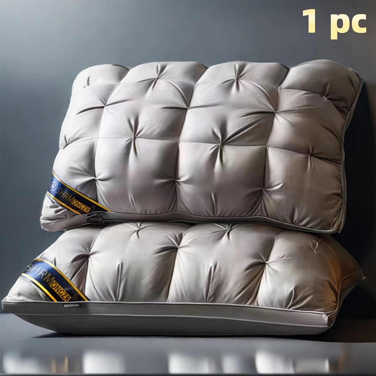 TEMU 1/2 Hotel Quality Pillow - Super Soft Bed Pillow, Machine Washable, Breathable, Twisted | Discount, High End Gift Suitable For /valentine's Day/christmas, Suitable For Home, Office, Travel