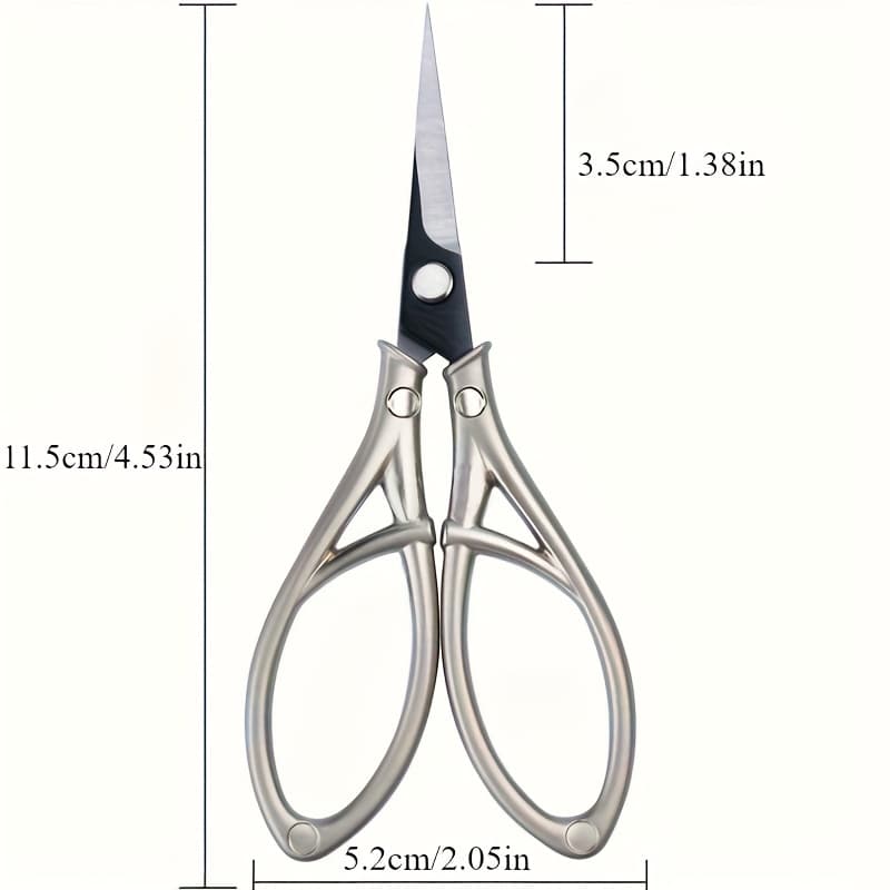 TEMU German Craft Scissors, Small Embroidery Scissors, Handmade Small Scissors For Trimming Threads, Large Scissors For Cross-stitching