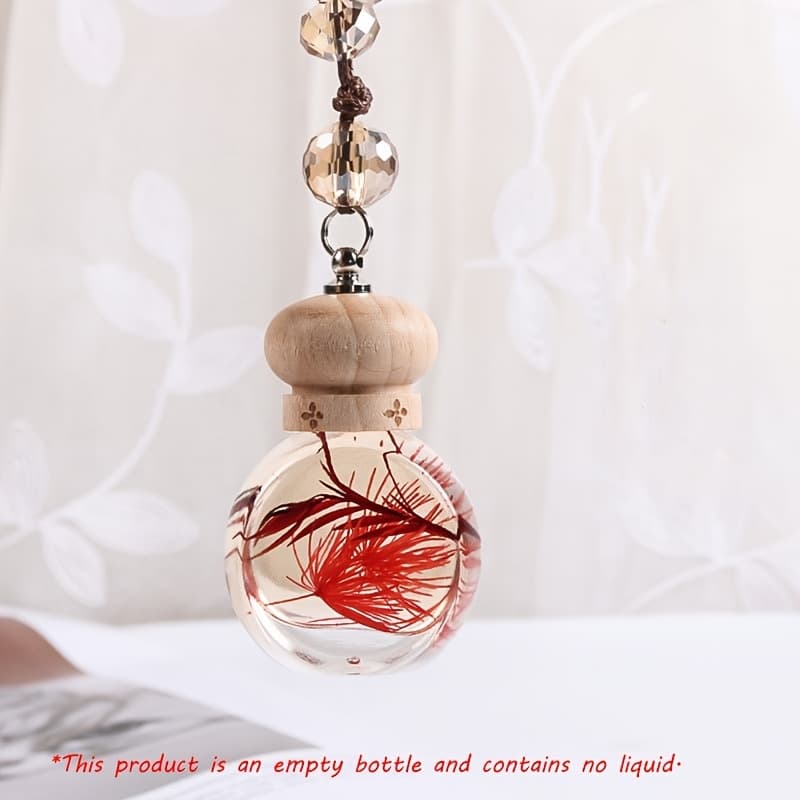 TEMU 1pc Suitable For Home And Eternal Flower Perfume Bottle Pendant, Multiple Colors , Product Does Not Contain Perfume