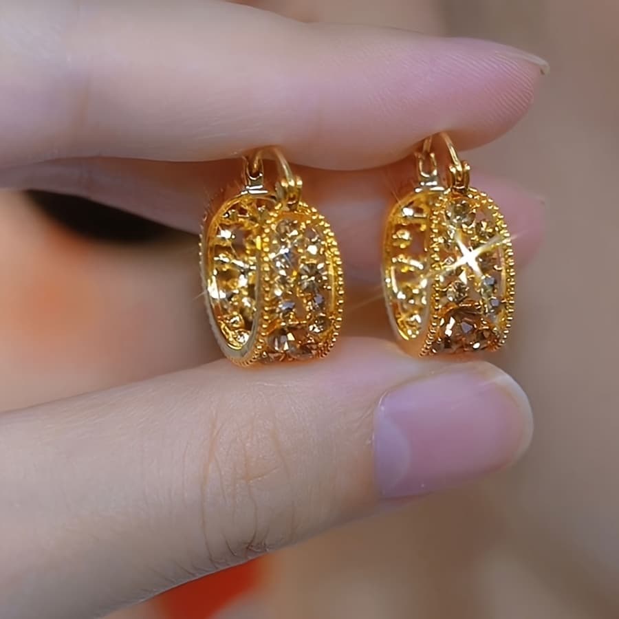 TEMU A Pair Of Ear Studs, Fashionable And Exquisite Versatile Earrings, Women's Jewelry, And Fashionable Items For