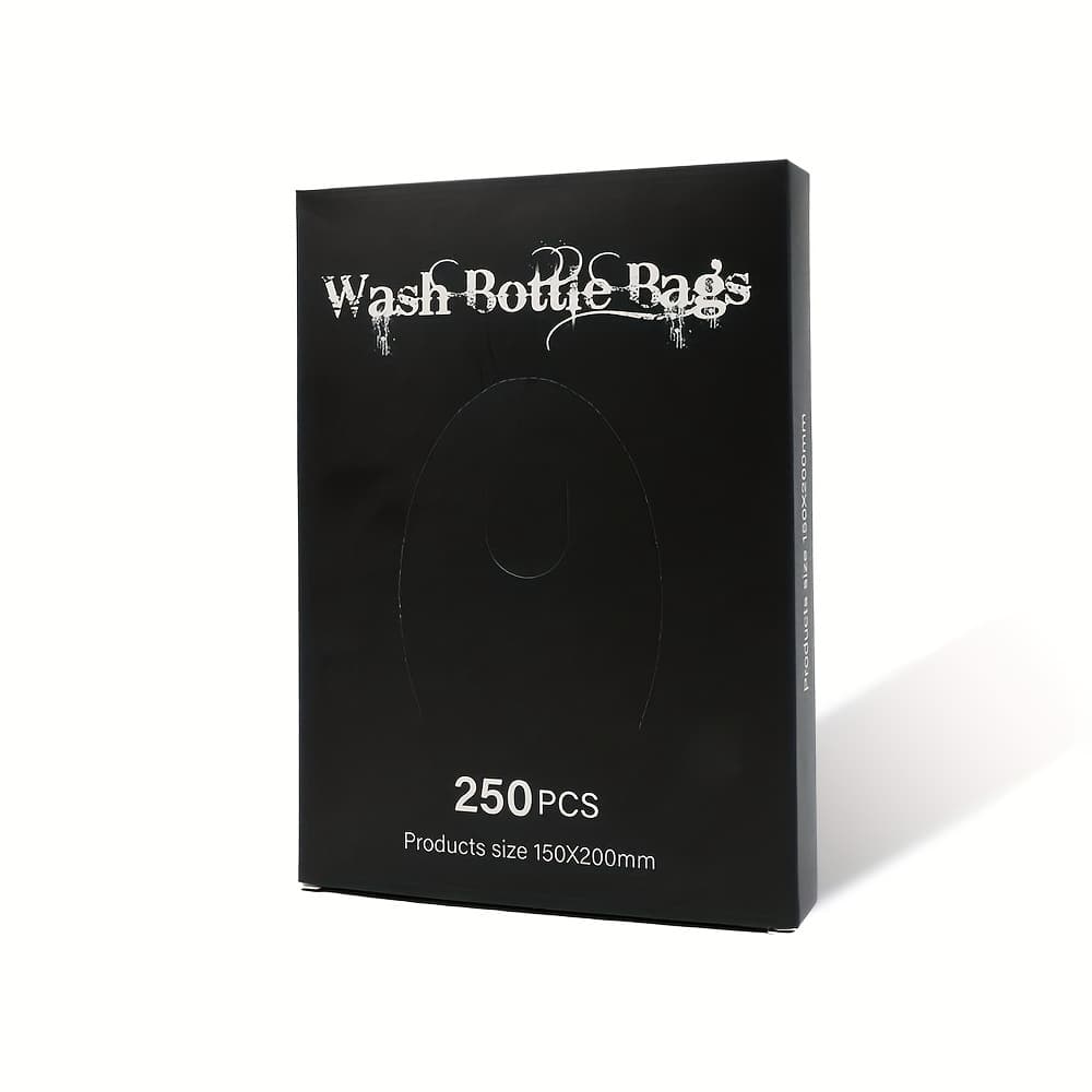 TEMU 250pcs Of Single-use Bags For Tattoo Wash Bottles, Squeeze Bottle Bags For Tattoo Cleaning, And Other Tattoo Additions