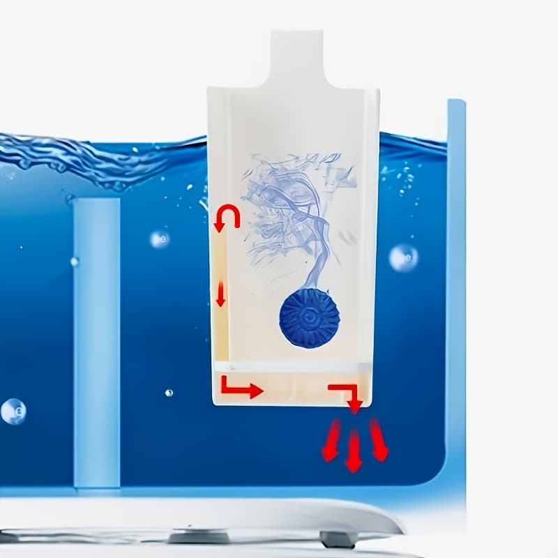 TEMU Home Toilet Solid Soap Dispenser Water Tank Replacement Part | Plastic Material, , No Electricity Needed, Extends