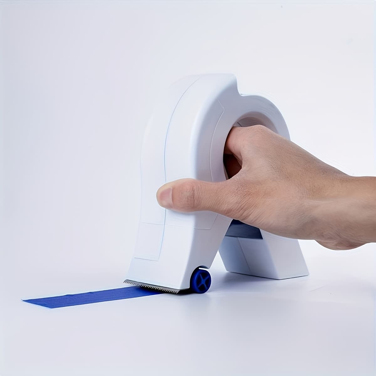 TEMU 's Masking Tape Dispenser, Durable Abs, Portable And Easy To Grip, Ideal For Home And Industrial Use, Battery Free, Suitable For Tailors And