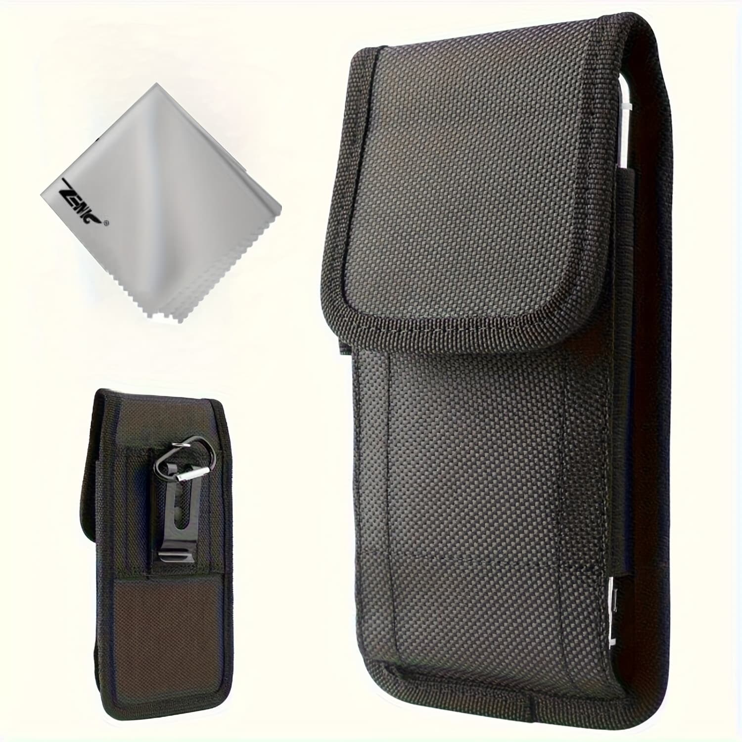 TEMU Phone Case: Universal Fit 5.5 To 6.5 Inch Cellphone, Durable Vertical Cell Phone Holster Pouch Wallet Case With Belt Clip, For Iphone For For Moto Phones Etc