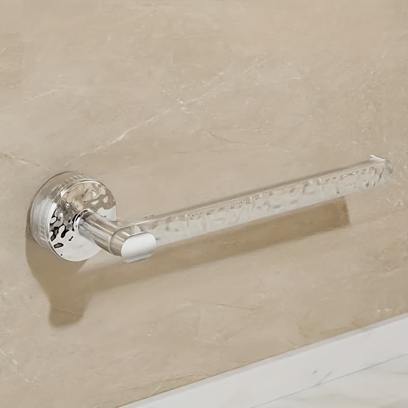 TEMU Suction Cup Kitchen Paper Towel Holders, Cabinets Without Punching, Plastic Wrap Storage Racks, Cloth Holders, Paper Towel Holders, Rods, Roll Paper Holders