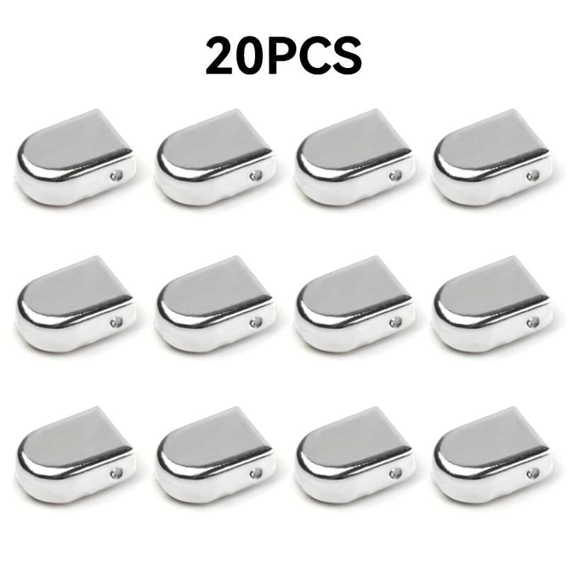TEMU 20pcs Of Metal Shoe , Fast Press Fast , Suitable For Men And Women Sports Shoes, Casual Shoes, Sports Shoes, White Shoes, Decorative Shoelace , Portable Shoe Additions