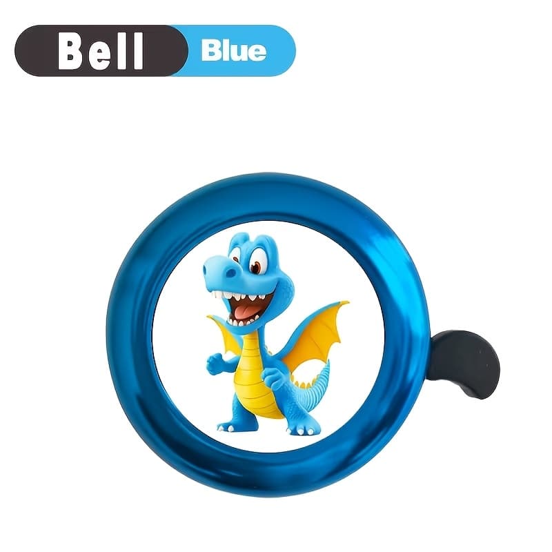 TEMU 1pc Dinosaur Bell For Bikes & Skateboards - Compatible With, Balance, Scooter - Lightweight Durable Dino Ring Bell With Vibrant Colors (,,) - Outdoor Accessory For & S