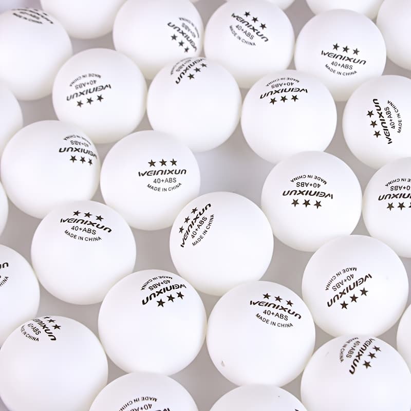 TEMU 20pcs Table Tennis Balls, 3- Tennis Balls, Over 50 Table Tennis Competitions And Games, Abs Table Tennis Balls, Games, Diy