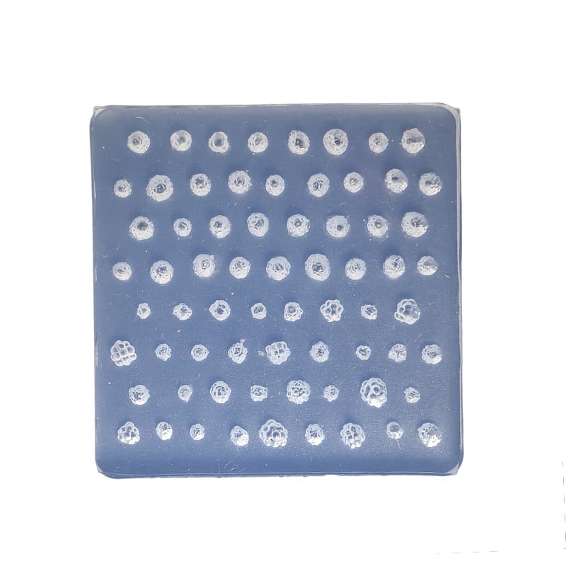 TEMU Miniature Strawberry Raspberry Blueberry Silicone Mold Mini Clay Resin Clay Drop Fruit Making Mold