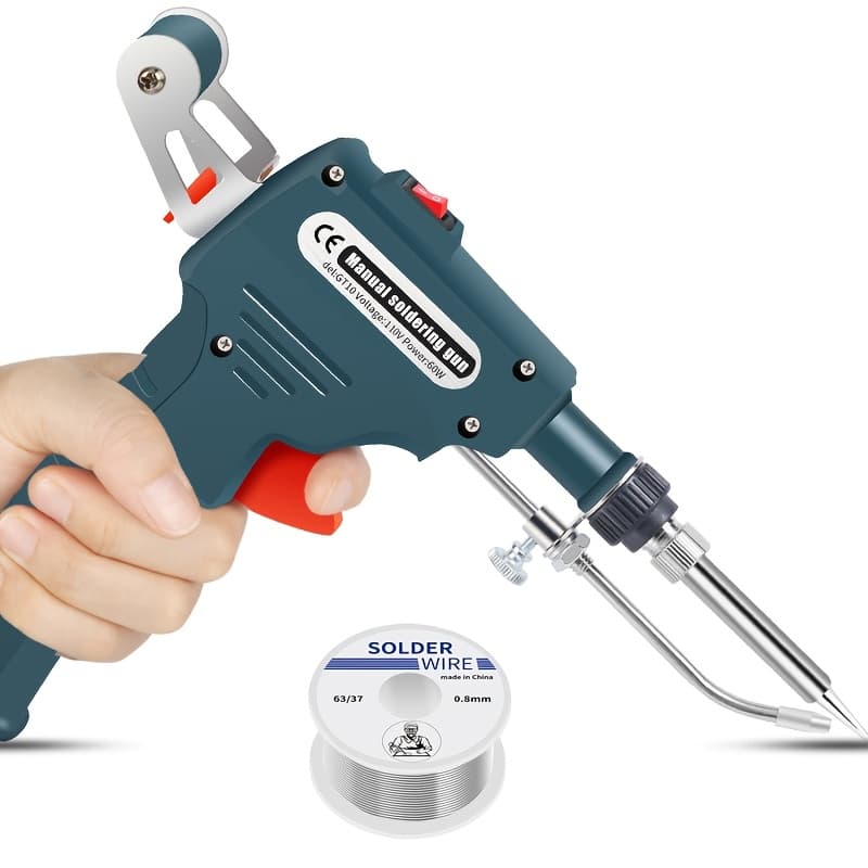 TEMU 60w Handheld Soldering Iron Kit Solder Iron With 1pc Solder
